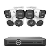 3MP 8 Channel PoE Security System, 6MP NVR, S+265., Smart Motion Detection, Smart Playback, Smart Notification with Image Attached